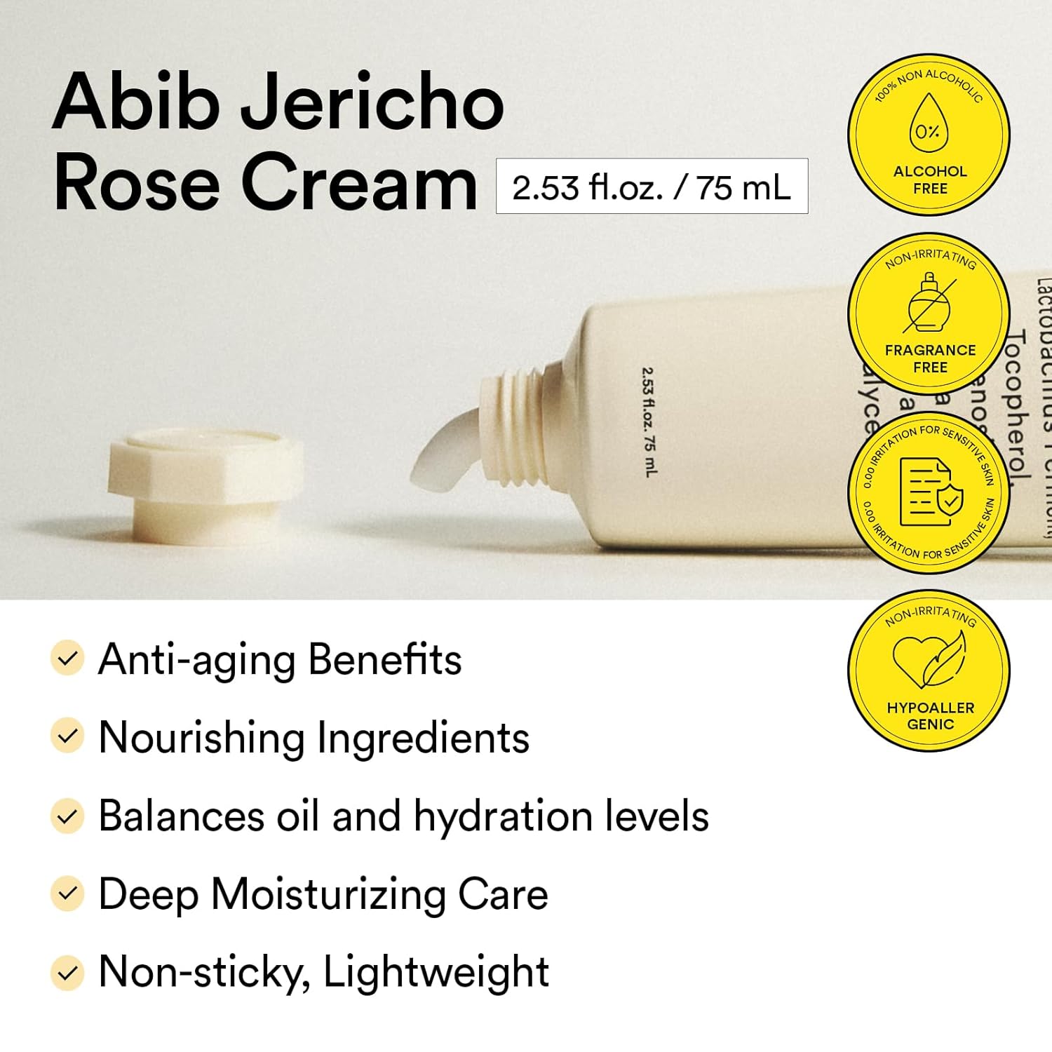Abib Jericho Rose Cream Nutrition Tube 75ml 